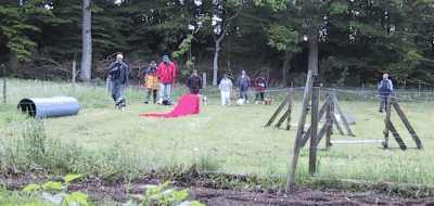 agilityholdet varmer op!