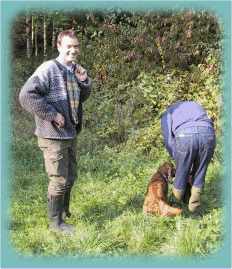 ....og jagttr&aelig;ning....